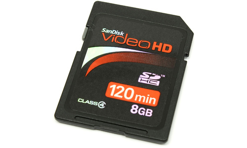 Sandisk SDHC Ultra II Video HD 8GB