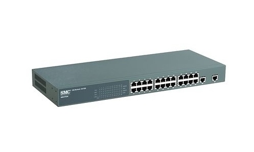 SMC 24-port 10/100 Unmanaged Switch with 2x Gigabit