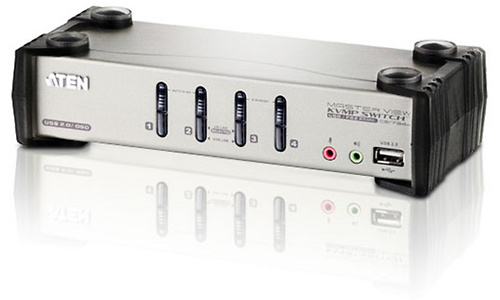 Aten 4-Port PS/2-USB VGA/Audio KVMP Switch with OSD
