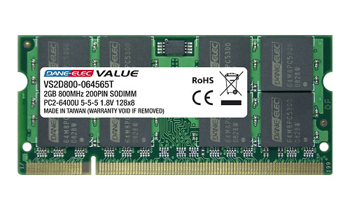 Dane-Elec Value 2GB DDR2-667 CL5 Sodimm