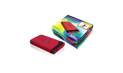 Transcend StoreJet 2.5" Mobile 320GB Red