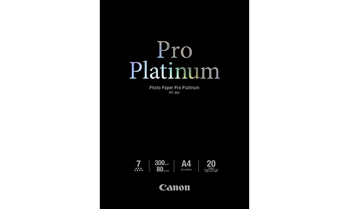 Canon PT-101 Pro Platinum Photo Paper A4 20 sheets