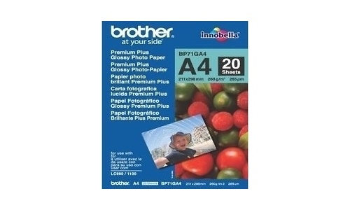 Brother BP71GA4 Premium Plus Glossy A4 20 sheets