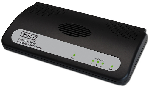 Digitus 3-port Fast Ethernet Print Server