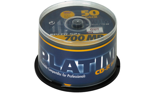 Platinum CD-R 52x 50pk Spindle