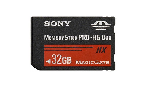 Sony Memory Stick Pro Duo HX 32GB + USB Adapter