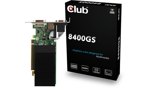 Club 3D GeForce 8400 GS Passive LP 256MB