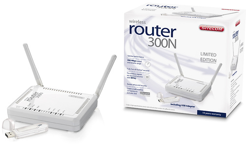 Sitecom WL-591 Wireless Router kit 300N