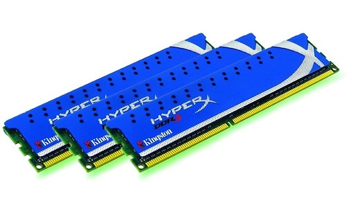 Kingston HyperX 12GB DDR3-1600 CL9 XMP hexa kit