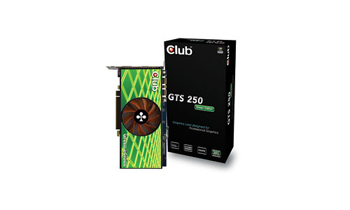 Club 3D GeForce GTS 250 Green Edition 512MB DDR3
