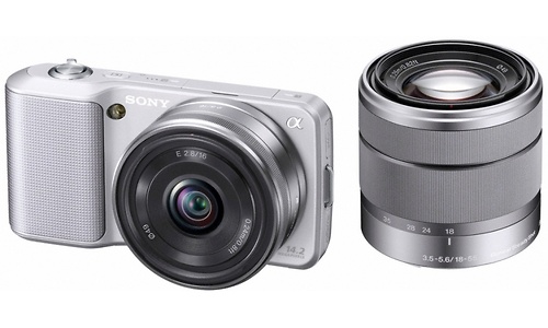 Sony NEX-3 16mm + 18-55 kit Silver