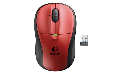 Logitech M305 Wireless Mouse Crimson Red