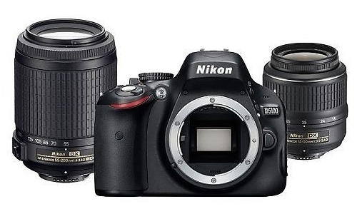 Nikon D5100 18-55 VR + 55-200 VR kit