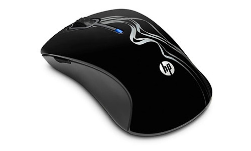 HP Wireless Laser Comfort Mouse Brain Warp Speed