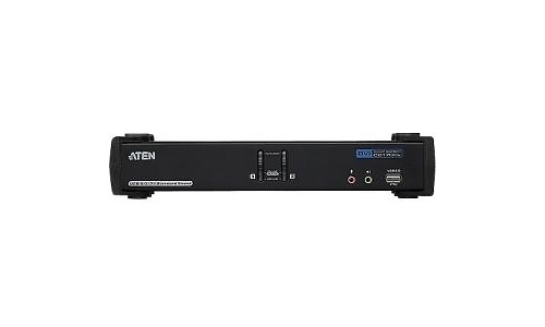 Aten 2-Port USB DVI Dual Link/CH7.1 Audio KVMP Switch