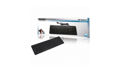 König USB Keyboard Super Flat Design