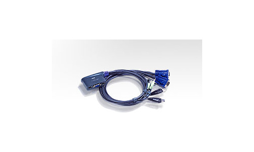 Aten 2-Port USB VGA/Audio Cable KVM Switch (1.8m)