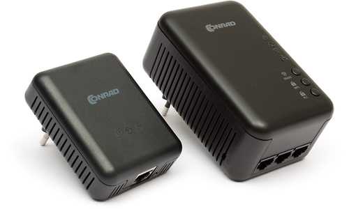 Conrad Powerline-Adapter PL200D WLAN N300