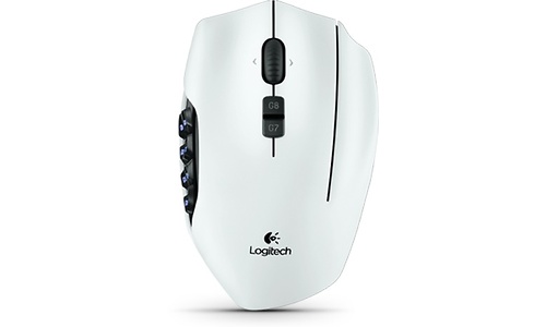 Logitech G600 MMO Gaming Mouse White