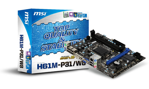 MSI H61M-P31/W8