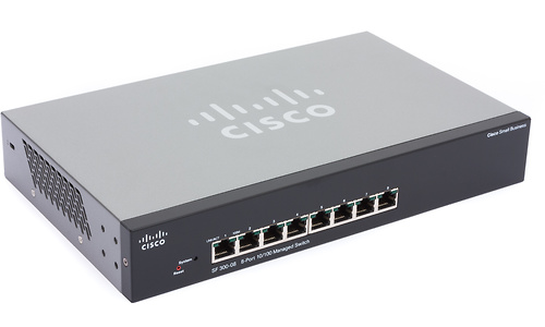 Cisco SF 300-08 8-port 10/100 Managed