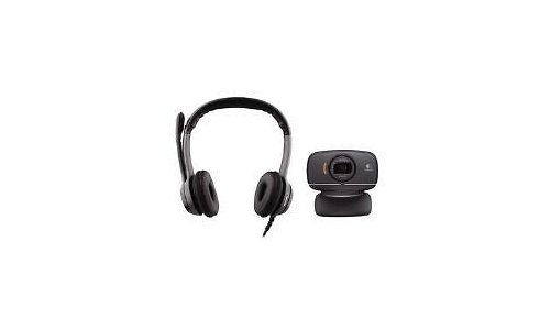 Logitech B530 USB Headset + B525 Webcam