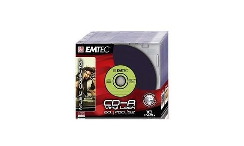 Emtec CD-R 52x 10pk Slim case