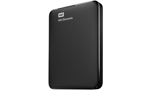 Western Digital Elements Portable 1TB Black
