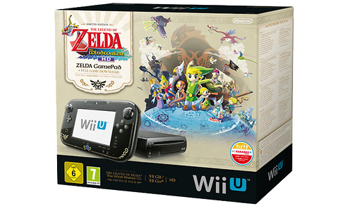 Nintendo Wii U Premium Black + Zelda