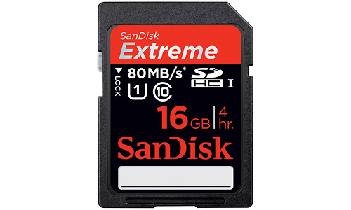 Sandisk Extreme SDHC Class 10 16GB