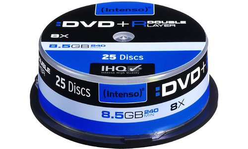 Intenso DVD+R DL 8x 25pk Spindle