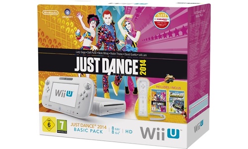 Nintendo Wii U Basic Black + Just Dance 2014