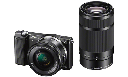 Sony Alpha A5000 16-50 + 55-210 kit Black