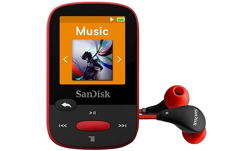 Sandisk Clip Sport MP3 Player 4GB Red