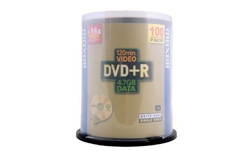 Maxell DVD+R 16x 100pk Spindle