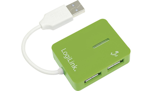 LogiLink Smile 4-port USB 2.0 Hub Green