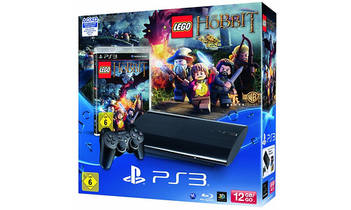 Sony PlayStation 3 Super Slim Black 12GB + Lego Hobbit