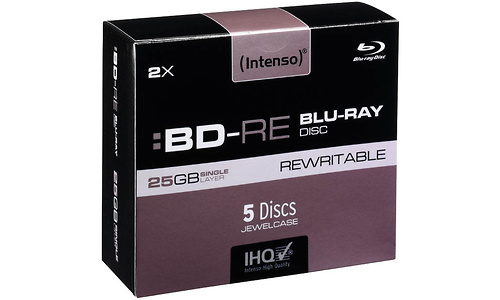Intenso BD-RE 2x 5pk Jewel Case