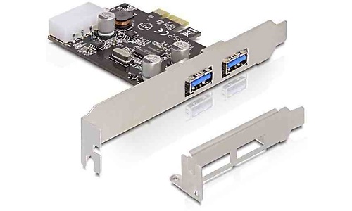 Delock 2-Port USB 3.0 + Low Profile