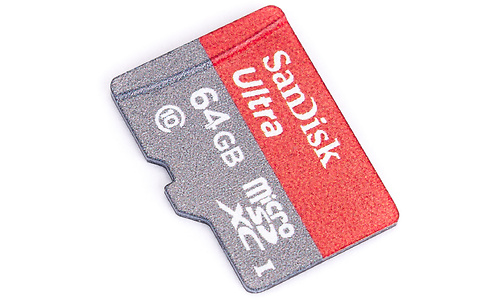 Sandisk Ultra MicroSDXC UHS-I 540x 64GB + Adapter Grey/Red (80MBps)