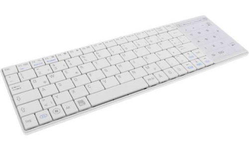 InLine Bluetooth Mini Keyboard with Touchpad White (DE)