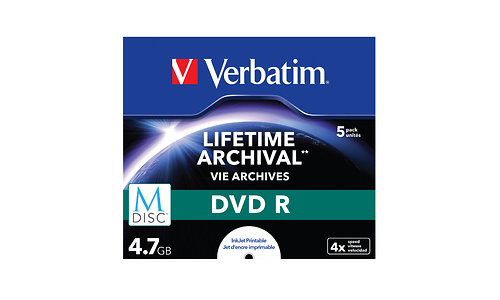Verbatim DVD M-Disc 4x 5pk Jewel Case