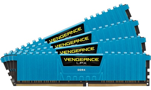 Corsair Vengeance LPX Blue 32GB DDR4-2400 CL14 quad kit
