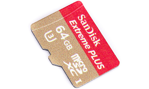 Sandisk Extreme+ MicroSDXC UHS-I U3 64GB + Adapter