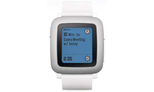 Pebble Time SmartWatch White