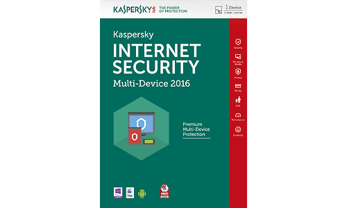Kaspersky Internet Security 2016 1-user (1-year)