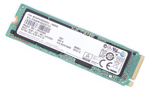 Samsung SM951 256GB (NVMe)