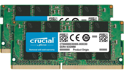 Crucial 16GB DDR4-2133 CL15 ECC Sodimm kit