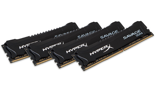 Kingston HyperX Savage Black 64GB DDR4-2666 CL15 quad kit