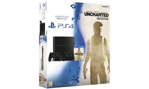 Sony PlayStation 4 1TB + Uncharted + 2x Controller